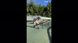 US skater's showreel is filled with hilarious falls and fails
