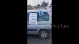 ‘Freedom Convoy’ movement spreads to Israel as vehicle protest hits Jerusalem