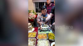 Boy becomes emotional when he receives hand-me-down iPhone as birthday gift