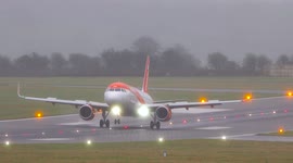 Storm Dudley leads to rocky landing at Bristol Airport
