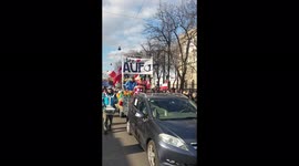 Demonstration against Coronavirus measures in Vienna, Austria