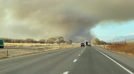 US: ‘Airport Fire’ Breaks Out In Owens Valley, Eastern California