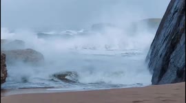 Storm Dudley brings powerful wind, heavy rain to UK
