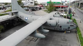 Former U.S. Air Force plane converted into cafe in Thailand