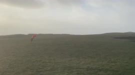 STORM CHASERS OF UK WEATHER CHASE INTERCEPT STORM EUNICE IN CORNWALL WITH WINDS UP TO 100MPH CAUSING LARGE AMOUNTS OF DAMAGE WITH RED WARNING