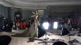 LFW - catwalk to Atomic at ART fashion show  by design house VIN + OMI at The Dorchester