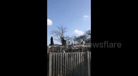 The situation in North London as Eunice Storm hits the UK