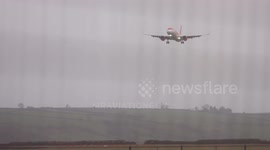 easyJet forced to Abort Landing at Bristol Airport due to 68mph winds from Storm Eunice
