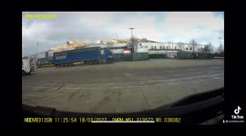 Unreal footage shows warehouse roof ripped open during Storm Eunice in London