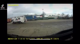 Roof of warehouse torn open during storm