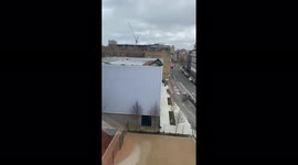 UK: Powerful Storm Eunice Blows Off Roofs Of Buildings In London