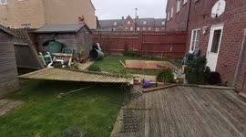 Storm Eunice aftermath shows destroyed gardens in Dorset
