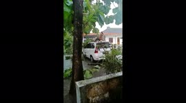Storms cause damage in Indonesia's Yogyakarta city