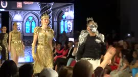 LFW - Forget storm Eunice as Antonio Chavez makes a storm at House of iKons fashion show at Leonardo Royal London St Pauls