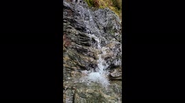 Scottish waterfall hidden deep in the mountains of Arrochar