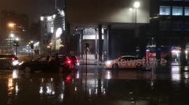 Storm Eunice Nearly Blows Away People In Waterloo