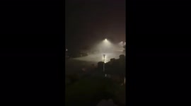 Storm Franklin lashes Clacton-on-Sea in England