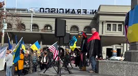 US: ‘Stand With Ukraine’ Protest In San Francisco, CA