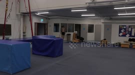 Whaat ?!Crazy Double Flip From Parkour Athlete 16 Years Old