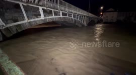 River Severn already running dangerously high as Storm Franklin hits UK