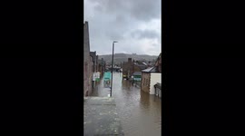 Flooding in Matlock Town Centre