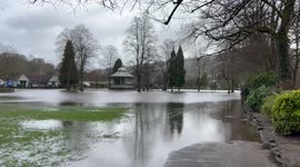 Hall Leys Park Matlock underwater