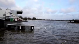 Footage shows aftermath of Storm Franklin as it continues to batter Britain.