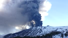 Mount Etna erupts spewing ash and lava after weeks of silence
