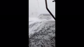 Japan: Heavy Snow, Strong Winds Lash Hokkaido 2