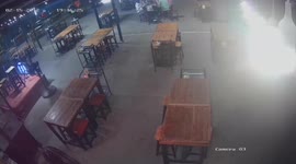 Car rams into restaurant while customers are eating