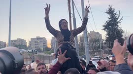 Palestinians celebrate after Israeli court postpones eviction of family from East Jerusalem home