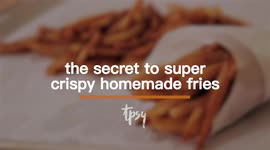 Super simple and super crispy fries will make your day