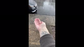 US: Hail Pelts San Francisco Bay Area As Cold Storm Rolls Through