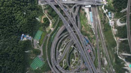Drone Footage Of The Most Complex Overpass in China
