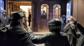 Protesters sing
