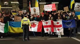 British-Ukrainians and international supporters in London say no to war