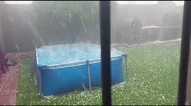 Argentina: Intense Hail Storm Pelts Mendoza 2