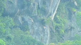 Superstitious rock climber rescued after scaling cliff face in 'tribute to mountain gods'