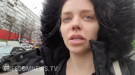 Four weeks of war in Ukraine: Debris strewn across street after missile strikes southwestern Kyiv (February 24)