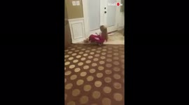 'Jolly girl SLAMMED back-first into door during EPIC hoverboard fail '
