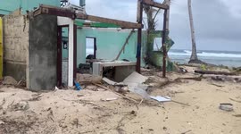 Beach Resort completely destroyed - Destruction in Philippines after typhoon Odette - rebuilding siargao island | thousands lost their homes | still no clean water | still no electricity after typhoon hit in December 2021