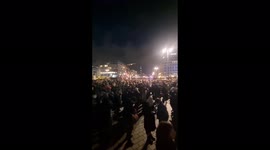 Thousands protest in support of Ukraine in Berlin, Germany