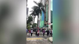 Office workers evacuated in Malaysia as magnitude 6.2 earthquake hits Indonesia