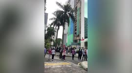 Office workers evacuated in Malaysia as magnitude 6.2 earthquake hits Indonesia