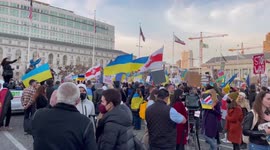 Protests break out across USA against Russian invasion of Ukraine