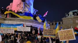 France: Protest In Paris Against Russian Invasion Of Ukraine 2