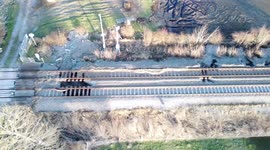 Drone footage reveals major flood damage to Shrewsbury to Welshpool train line