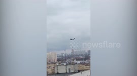 Fighter jet heads towards Kyiv amid Russian attack on Ukraine