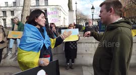 Russian invasion of Ukraine was it a propaganda, london, uk
