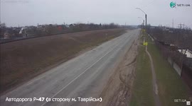 Russian forces have disabled/repositioned 2 CCTV cameras to keep us from seeing their line of equipment (Tanks, Personnel, and Vehicles!)
